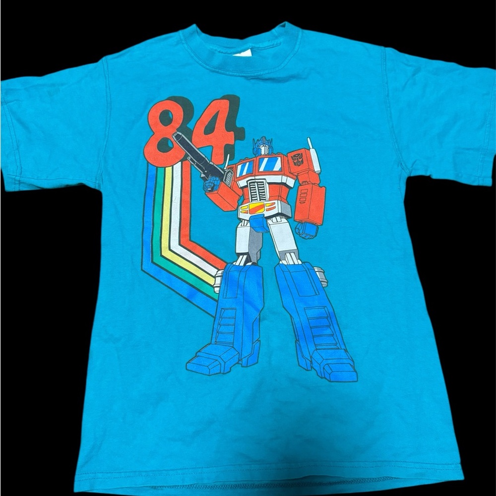 Vintage Transformers Optimus Prime 84 Autobots T-Shirt New Sz Sm Cotton 2012